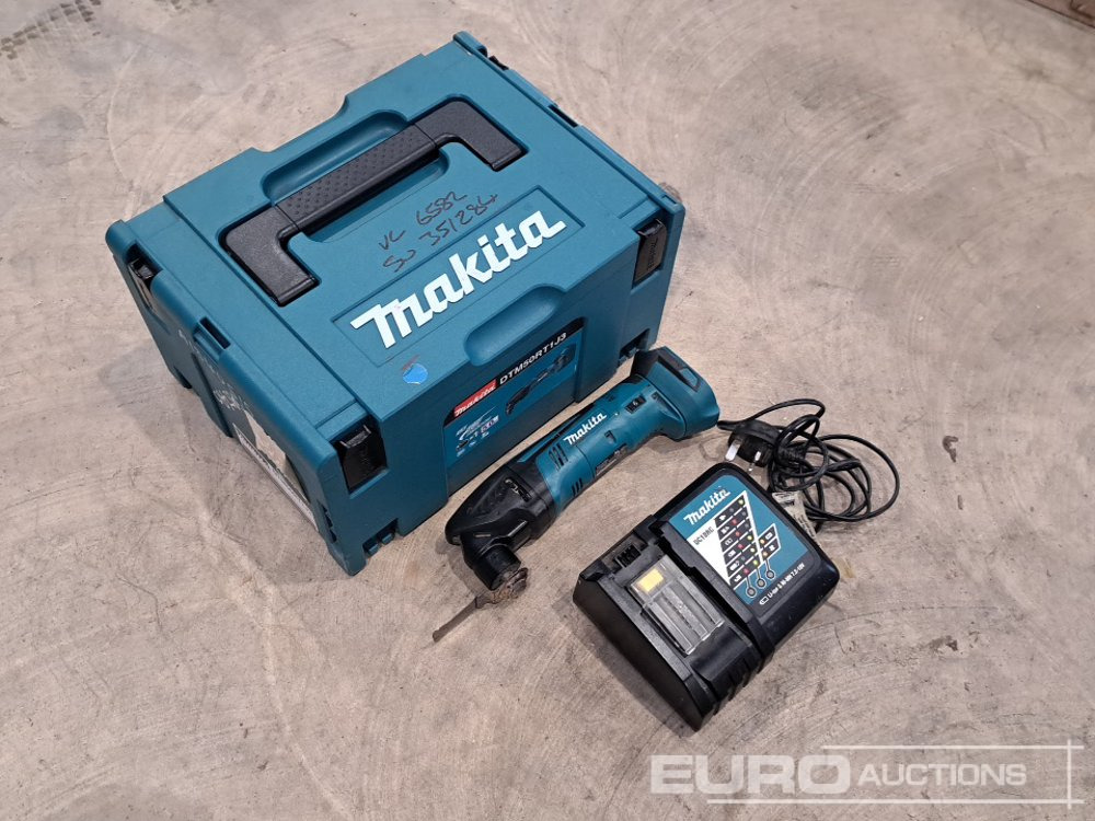 Makita DTM50 18 Volt Multi Tool (Body, Charger, Case) - Εξοπλισμού κατασκευών: φωτογραφία 2 Makita DTM50 18 Volt Multi Tool (Body, Charger, Case) - Εξοπλισμού κατασκευών: φωτογραφία 2