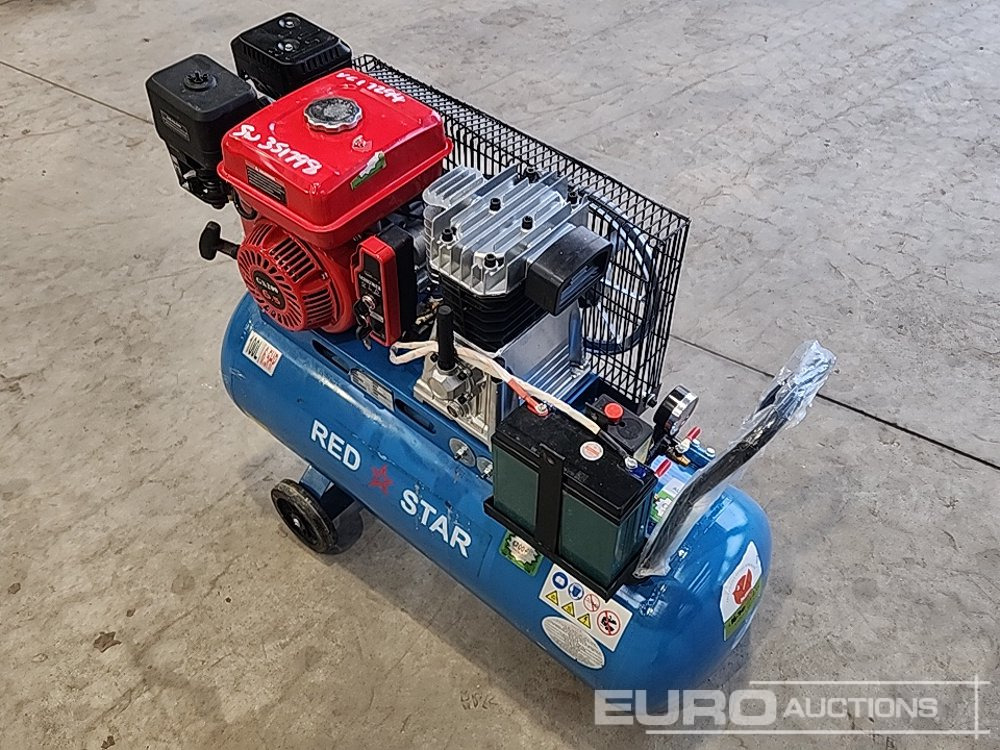 Red Star 100 Litre Petrol Compressor - Αεροσυμπιεστής: φωτογραφία 2 Red Star 100 Litre Petrol Compressor - Αεροσυμπιεστής: φωτογραφία 2