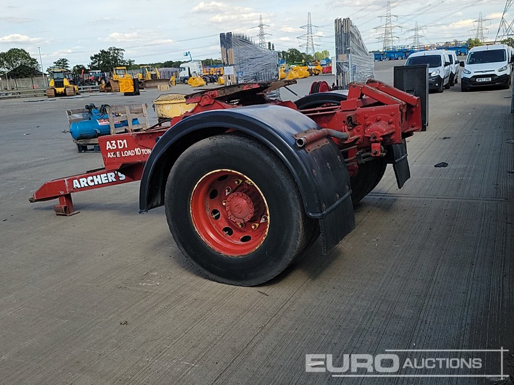 Single Axle Draw Bar Dolly - Ρυμούλκα dolly: φωτογραφία 3 Single Axle Draw Bar Dolly - Ρυμούλκα dolly: φωτογραφία 3