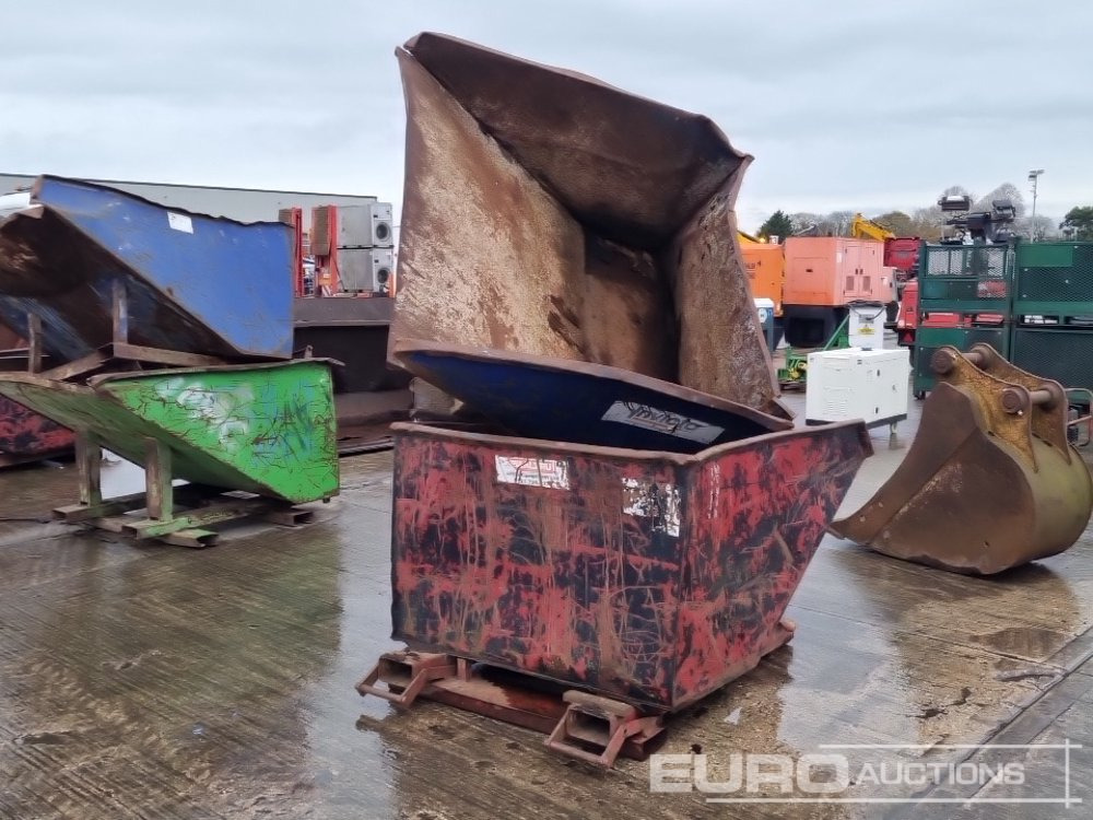 Skip to suit Forklift (2 of) - Ανατρεπόμενος κάδος: φωτογραφία 5 Skip to suit Forklift (2 of) - Ανατρεπόμενος κάδος: φωτογραφία 5