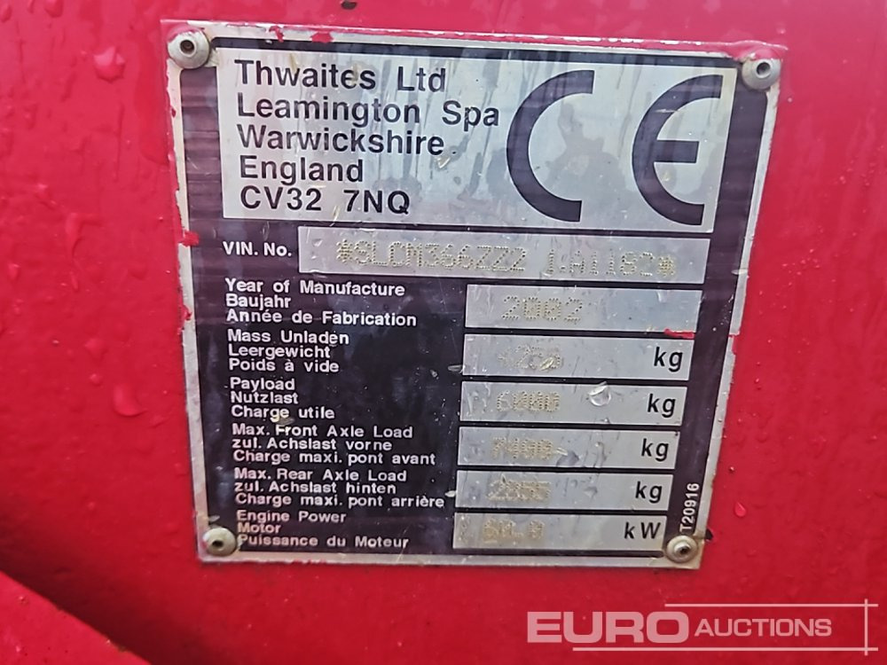 Μίνι ανατρεπόμενο Thwaites 6 Ton: φωτογραφία 42