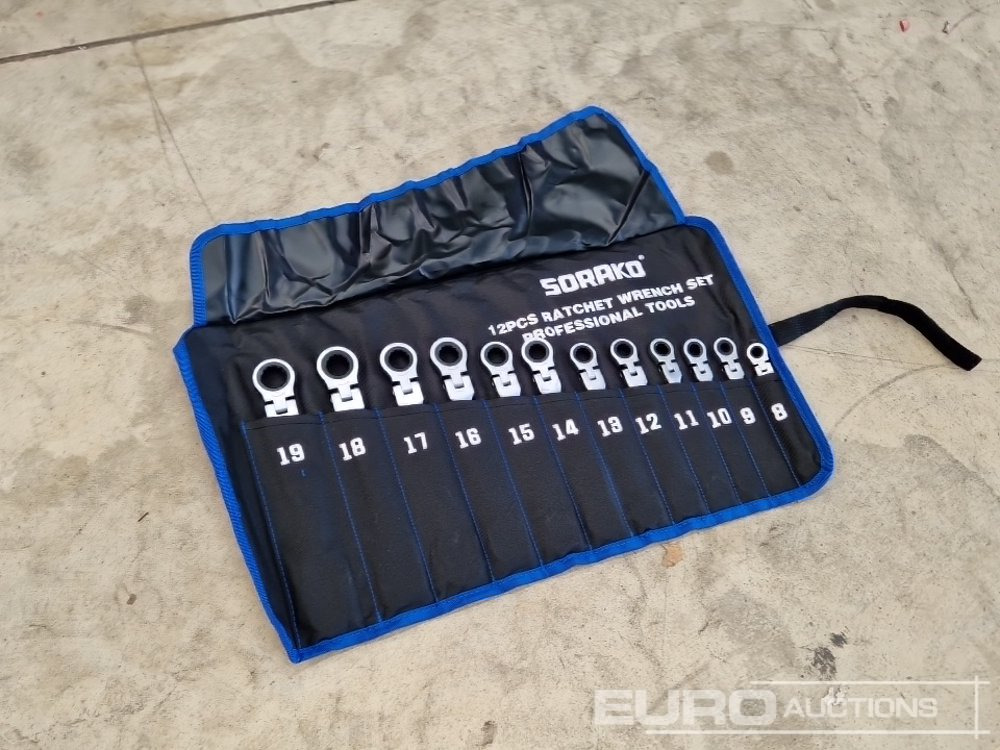 Unused 12pcs Flexible Ratchet Spanner Set, 8-19mm - Εξοπλισμός γκαράζ: φωτογραφία 1 Unused 12pcs Flexible Ratchet Spanner Set, 8-19mm - Εξοπλισμός γκαράζ: φωτογραφία 1