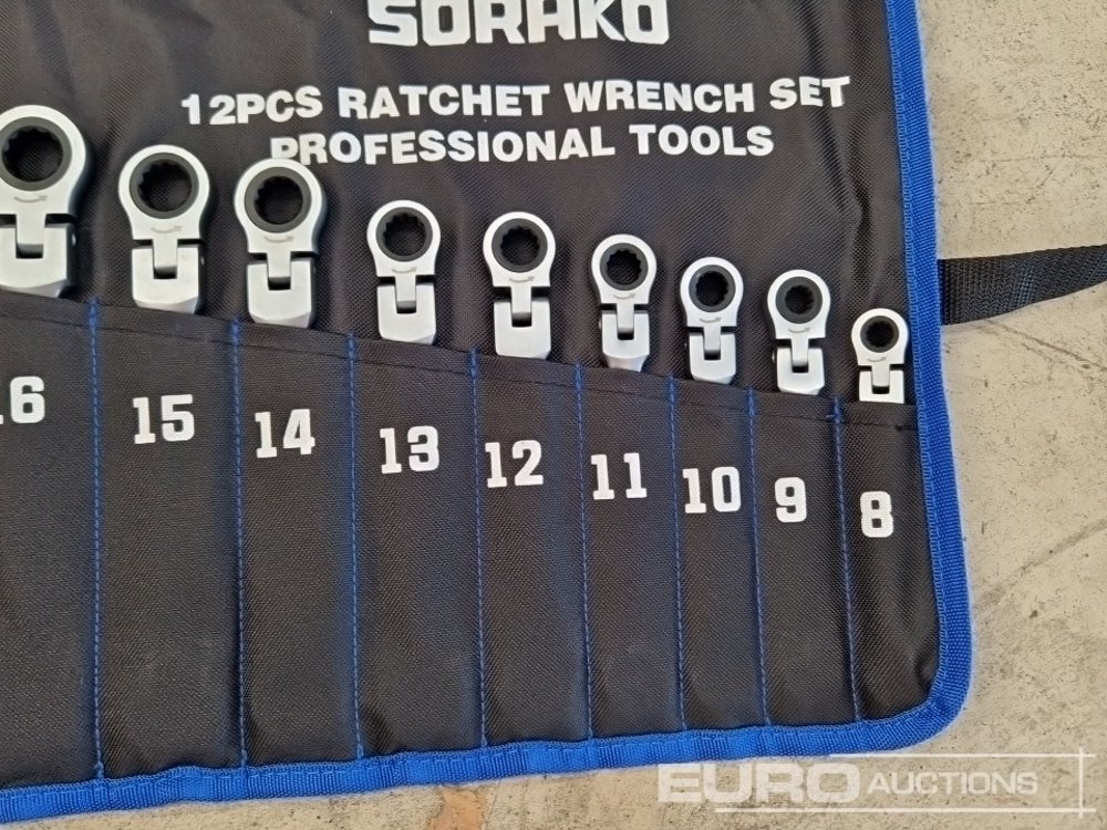 Unused 12pcs Flexible Ratchet Spanner Set, 8-19mm - Εξοπλισμός γκαράζ: φωτογραφία 5 Unused 12pcs Flexible Ratchet Spanner Set, 8-19mm - Εξοπλισμός γκαράζ: φωτογραφία 5