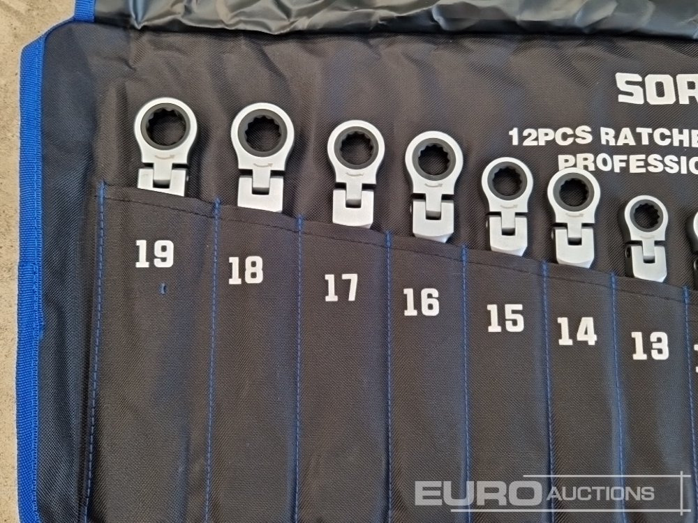 Unused 12pcs Flexible Ratchet Spanner Set, 8-19mm - Εξοπλισμός γκαράζ: φωτογραφία 4 Unused 12pcs Flexible Ratchet Spanner Set, 8-19mm - Εξοπλισμός γκαράζ: φωτογραφία 4
