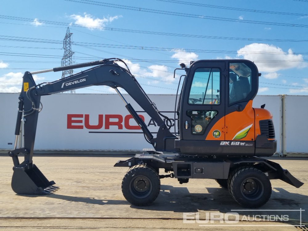 Unused 2025 Develon DX60WN ECO-1 - Τροχοφόρος εκσκαφέας: φωτογραφία 2 Unused 2025 Develon DX60WN ECO-1 - Τροχοφόρος εκσκαφέας: φωτογραφία 2