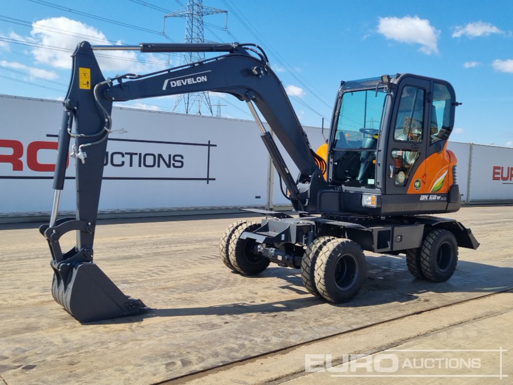 Unused 2025 Develon DX60WN ECO-1 - Τροχοφόρος εκσκαφέας: φωτογραφία 1 Unused 2025 Develon DX60WN ECO-1 - Τροχοφόρος εκσκαφέας: φωτογραφία 1
