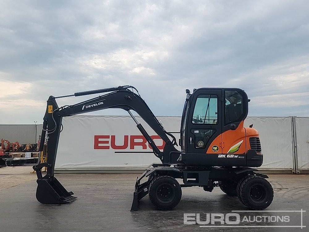 Unused 2025 Develon DX60WN ECO-1 - Τροχοφόρος εκσκαφέας: φωτογραφία 2 Unused 2025 Develon DX60WN ECO-1 - Τροχοφόρος εκσκαφέας: φωτογραφία 2