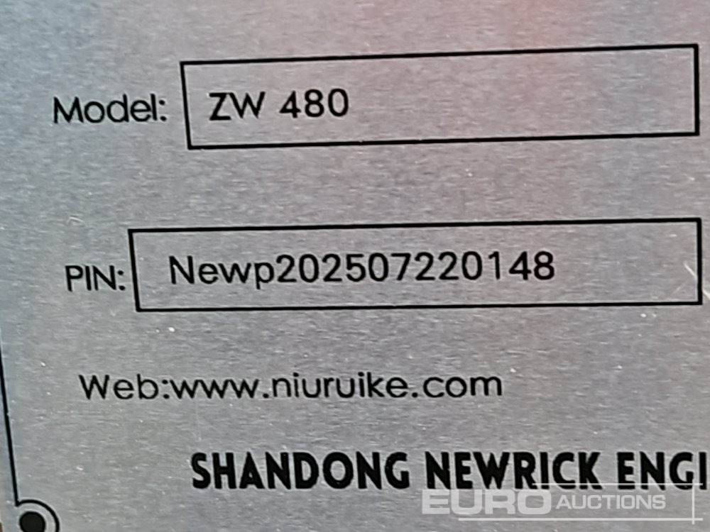 Φορτωτής πλάγιας ολίσθησης Unused 2025 Newrick ZW480: φωτογραφία 34