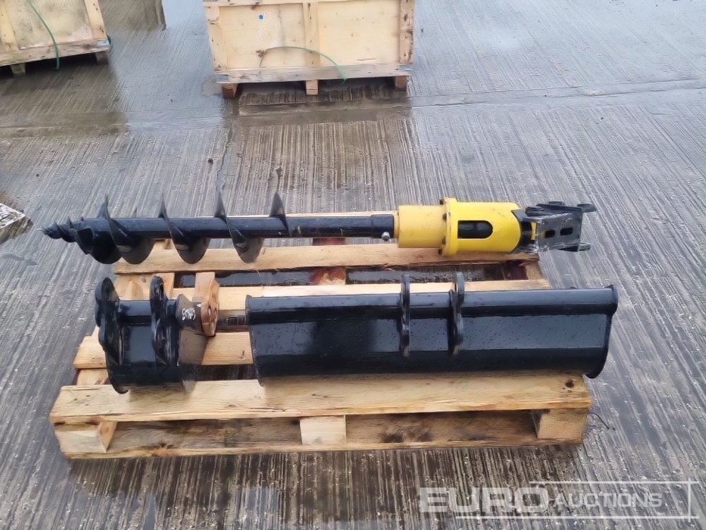 Unused 32" Ditching, 8" Digging Bucket, Hydraulic 200mm Auger Flight & Drive 25mm Pin to suit Mini Excavator - Κουβας: φωτογραφία 4 Unused 32" Ditching, 8" Digging Bucket, Hydraulic 200mm Auger Flight & Drive 25mm Pin to suit Mini Excavator - Κουβας: φωτογραφία 4