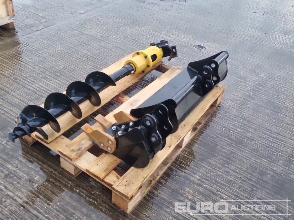 Unused 32" Ditching, 8" Digging Bucket, Hydraulic 200mm Auger Flight & Drive 25mm Pin to suit Mini Excavator - Κουβας: φωτογραφία 3 Unused 32" Ditching, 8" Digging Bucket, Hydraulic 200mm Auger Flight & Drive 25mm Pin to suit Mini Excavator - Κουβας: φωτογραφία 3