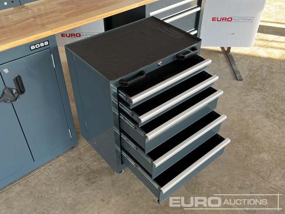 Εξοπλισμός γκαράζ Unused Boss 2.6m 9 Drawer, 5 Cabinet Tool Station: φωτογραφία 12