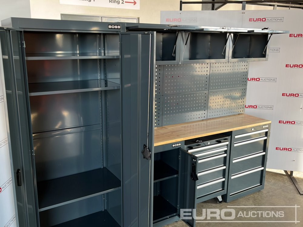 Εξοπλισμός γκαράζ Unused Boss 2.6m 9 Drawer, 5 Cabinet Tool Station: φωτογραφία 8