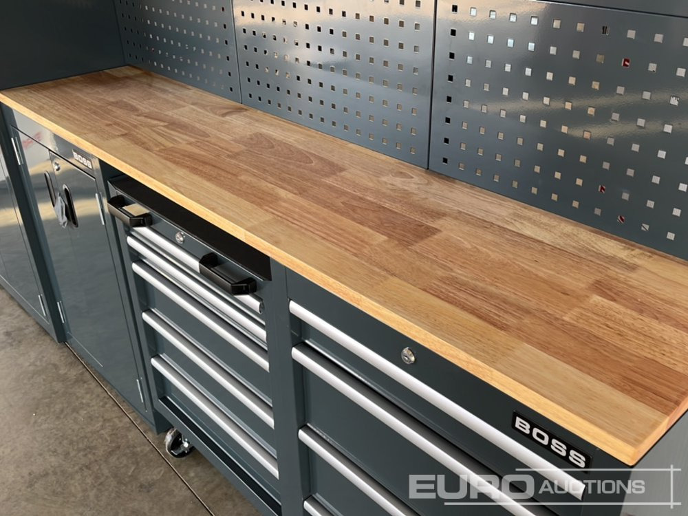 Εξοπλισμός γκαράζ Unused Boss 2.6m 9 Drawer, 5 Cabinet Tool Station: φωτογραφία 17