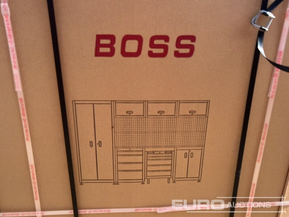 Εξοπλισμός γκαράζ Unused Boss 2.6m 9 Drawer, 5 Cabinet Tool Station: φωτογραφία 24