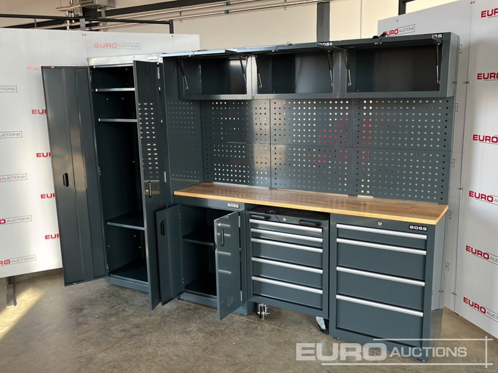 Εξοπλισμός γκαράζ Unused Boss 2.6m 9 Drawer, 5 Cabinet Tool Station: φωτογραφία 6