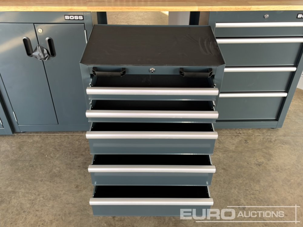 Εξοπλισμός γκαράζ Unused Boss 2.6m 9 Drawer, 5 Cabinet Tool Station: φωτογραφία 14
