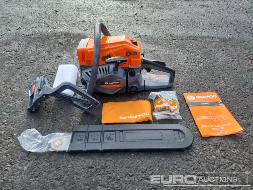 Unused Daewoo DACS5218 52cc 18" Petrol Chainsaw - Εξοπλισμός γκαράζ: φωτογραφία 1 Unused Daewoo DACS5218 52cc 18" Petrol Chainsaw - Εξοπλισμός γκαράζ: φωτογραφία 1