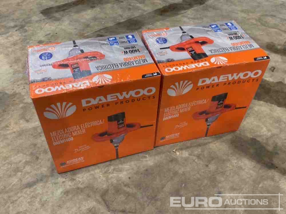 Unused Daewoo DAEM1400 1400W Paddle Mixer (2 of) - Εξοπλισμός γκαράζ: φωτογραφία 1 Unused Daewoo DAEM1400 1400W Paddle Mixer (2 of) - Εξοπλισμός γκαράζ: φωτογραφία 1