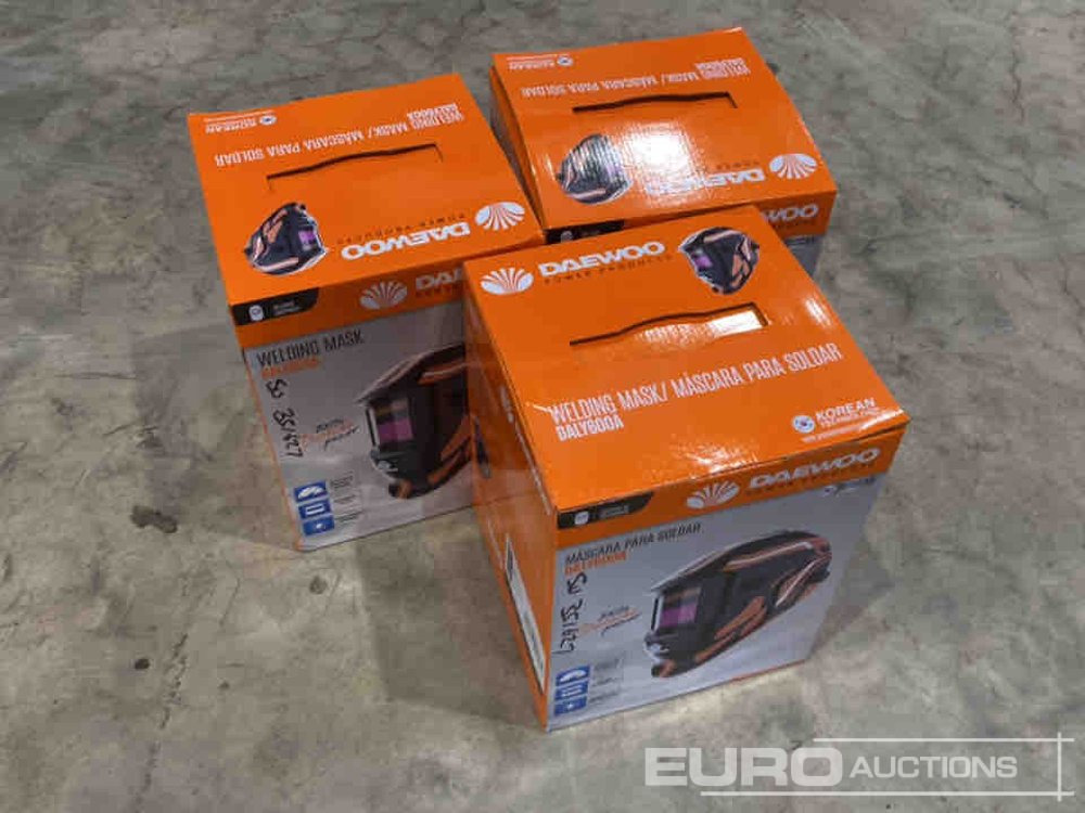 Unused Daewoo DALYG600B Welding Mask (2 of) - Εξοπλισμός γκαράζ: φωτογραφία 1 Unused Daewoo DALYG600B Welding Mask (2 of) - Εξοπλισμός γκαράζ: φωτογραφία 1