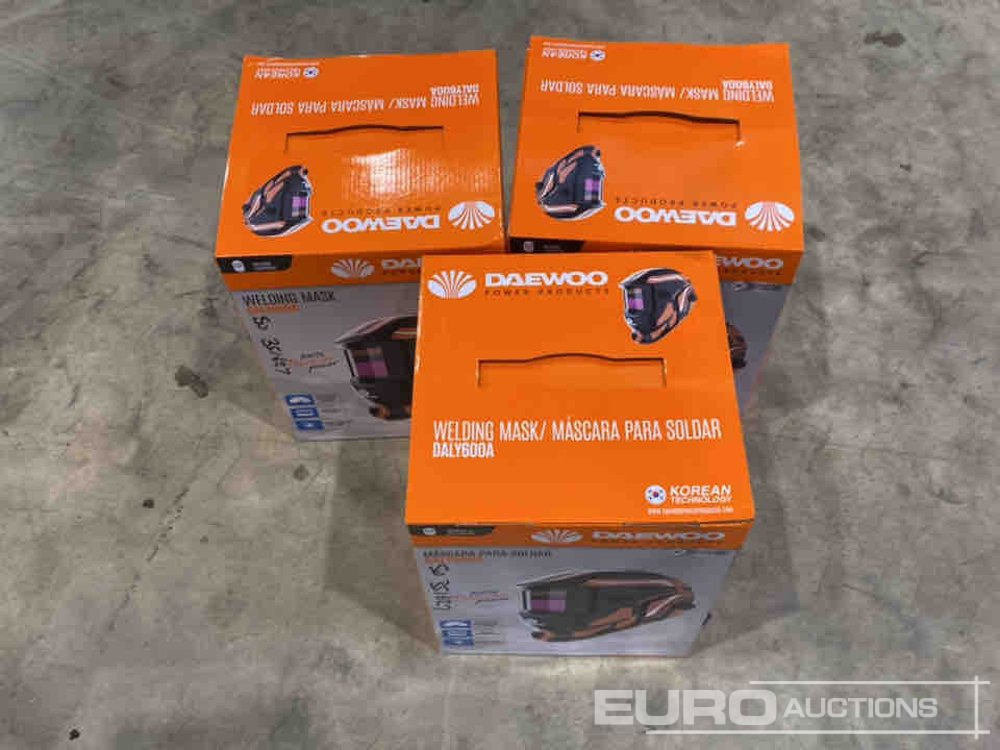 Unused Daewoo DALYG600B Welding Mask (2 of) - Εξοπλισμός γκαράζ: φωτογραφία 2 Unused Daewoo DALYG600B Welding Mask (2 of) - Εξοπλισμός γκαράζ: φωτογραφία 2