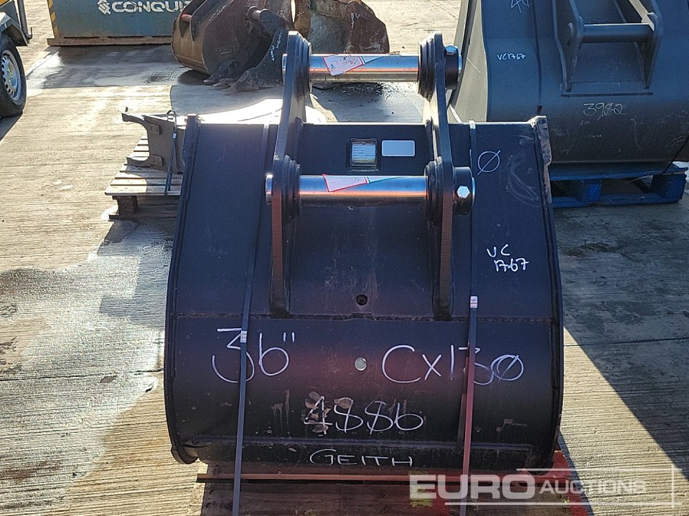 Unused Geith 36 " Digging Bucket 65mm Pin to suit 13 Ton Excavator - Κουβας: φωτογραφία 4 Unused Geith 36 " Digging Bucket 65mm Pin to suit 13 Ton Excavator - Κουβας: φωτογραφία 4