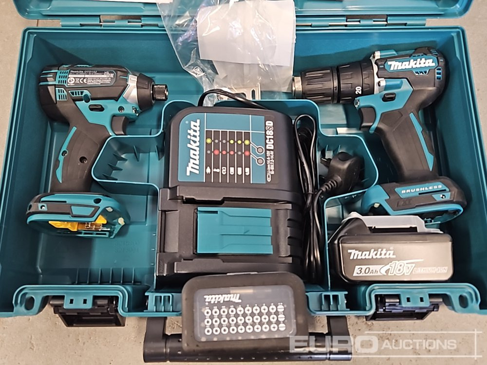 Unused Makita DHP453 18V LXT Combi Dril, Makita DTD152 18V LXT Impact Driver, Battery, Charger, Bit Set - Εξοπλισμός γκαράζ: φωτογραφία 3 Unused Makita DHP453 18V LXT Combi Dril, Makita DTD152 18V LXT Impact Driver, Battery, Charger, Bit Set - Εξοπλισμός γκαράζ: φωτογραφία 3