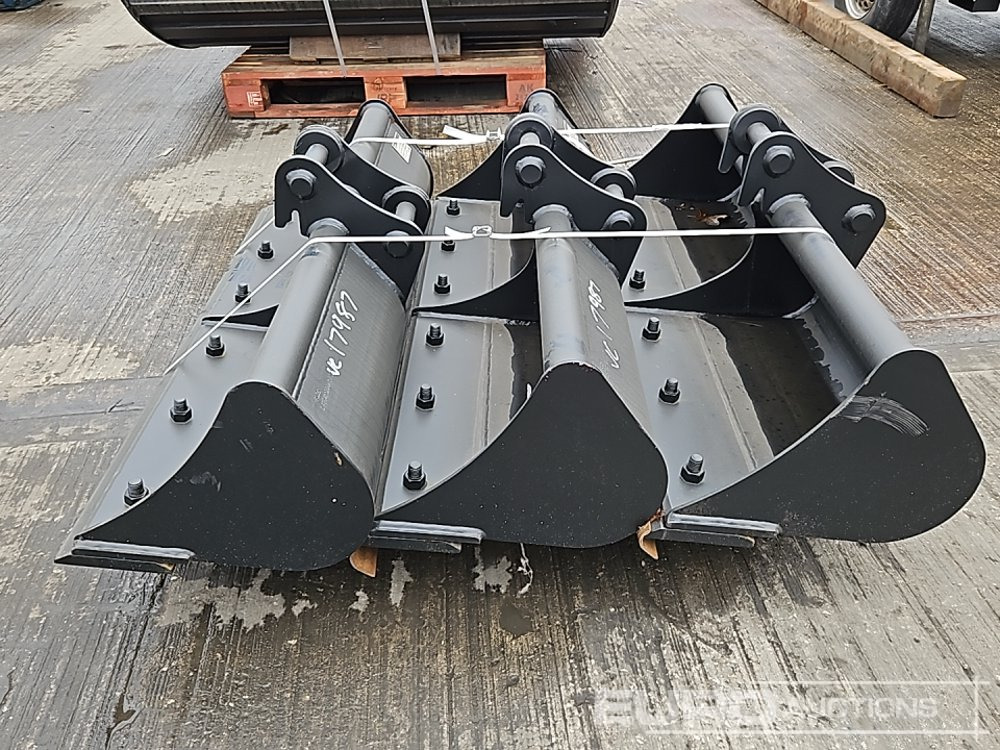 Unused Miller 36", 36", 36" Ditching Bucket 35mm Pin to suit Mini Excavator - Κουβας: φωτογραφία 2 Unused Miller 36", 36", 36" Ditching Bucket 35mm Pin to suit Mini Excavator - Κουβας: φωτογραφία 2