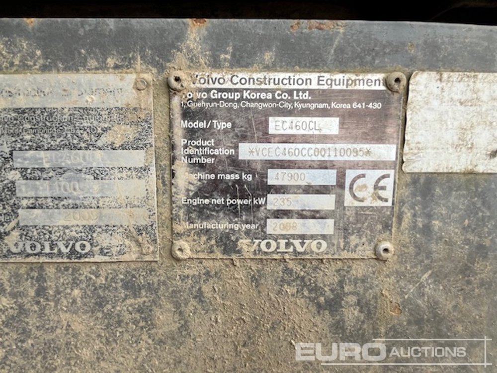 Ερπυστριοφόρος εκσκαφέας Volvo EC460CL: φωτογραφία 23