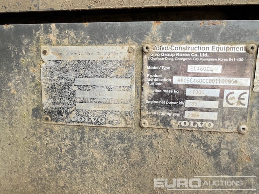 Ερπυστριοφόρος εκσκαφέας Volvo EC460CL: φωτογραφία 24