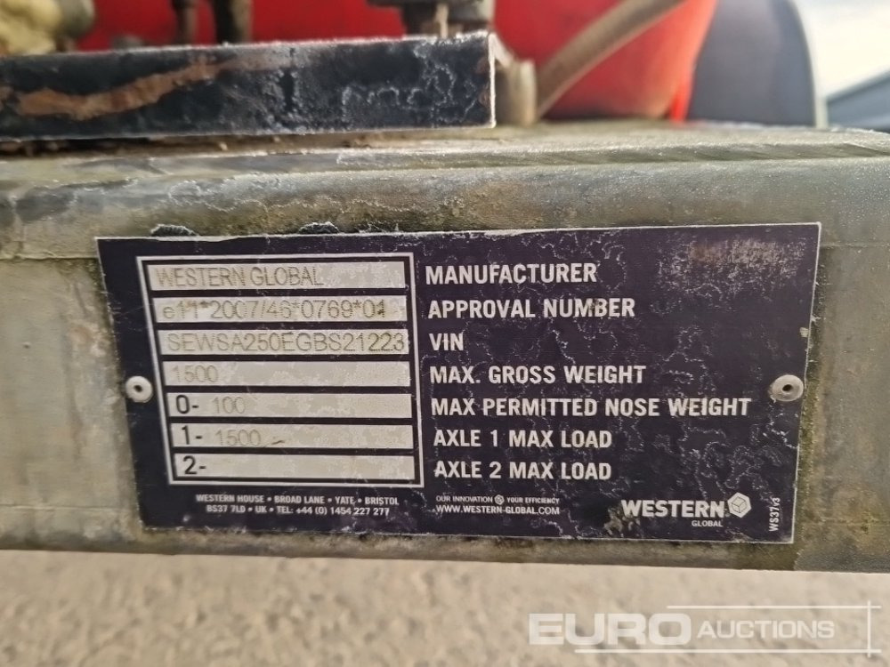 Πλυστικό μηχάνημα Western Single Axle Bowser, Diesel Pressure Washer, Yanmar Engine, Hose, Lance: φωτογραφία 20 Πλυστικό μηχάνημα Western Single Axle Bowser, Diesel Pressure Washer, Yanmar Engine, Hose, Lance: φωτογραφία 20