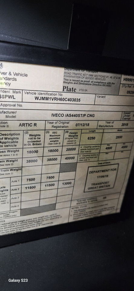 Iveco Stralis 400 LNG - Τράκτορας: φωτογραφία 5 Iveco Stralis 400 LNG - Τράκτορας: φωτογραφία 5
