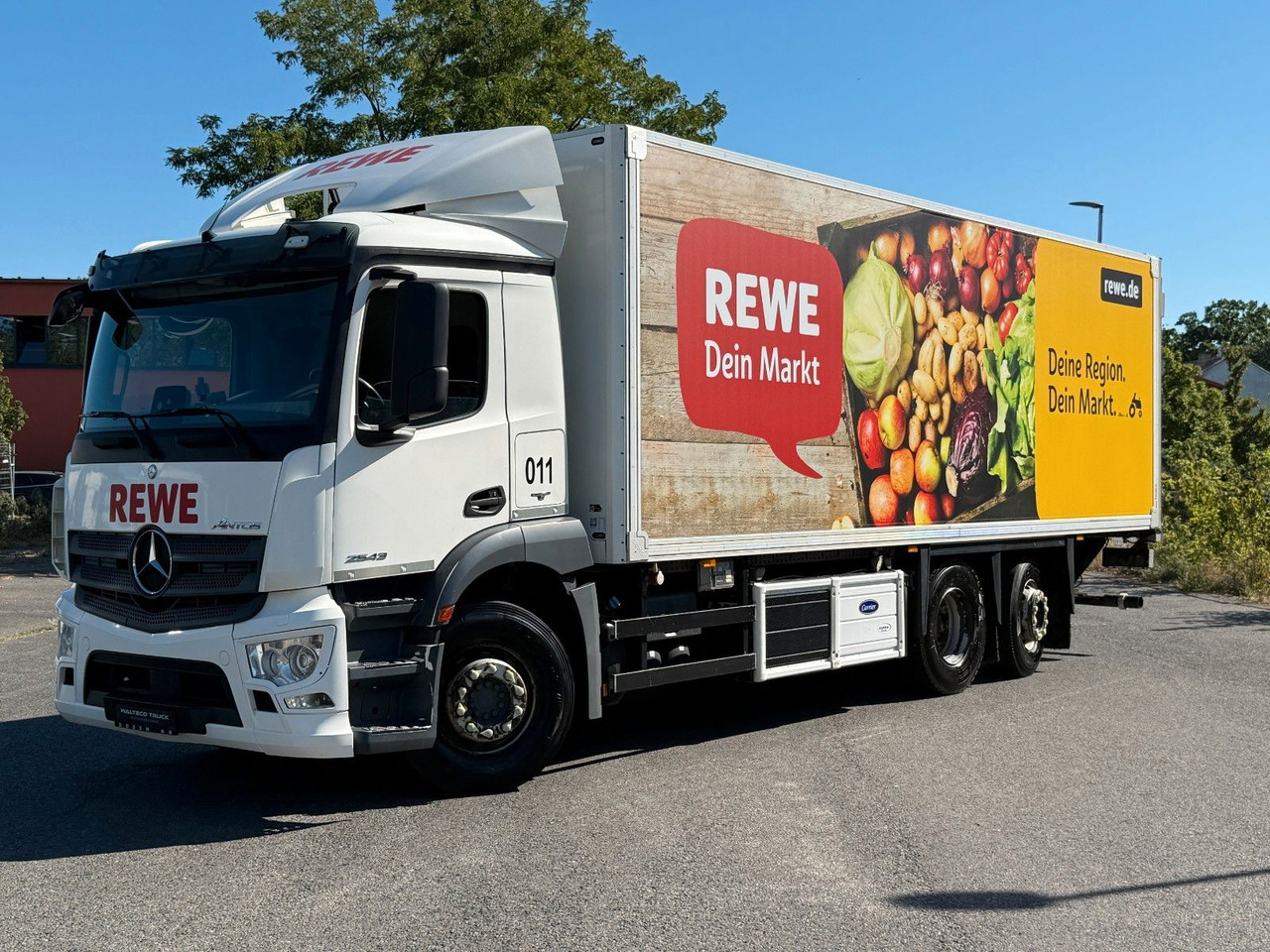 Mercedes-Benz Antos 2543 Kühler/Liftachse/8m/Ladebord/Retarder - Φορτηγό ψυγείο: φωτογραφία 1 Mercedes-Benz Antos 2543 Kühler/Liftachse/8m/Ladebord/Retarder - Φορτηγό ψυγείο: φωτογραφία 1