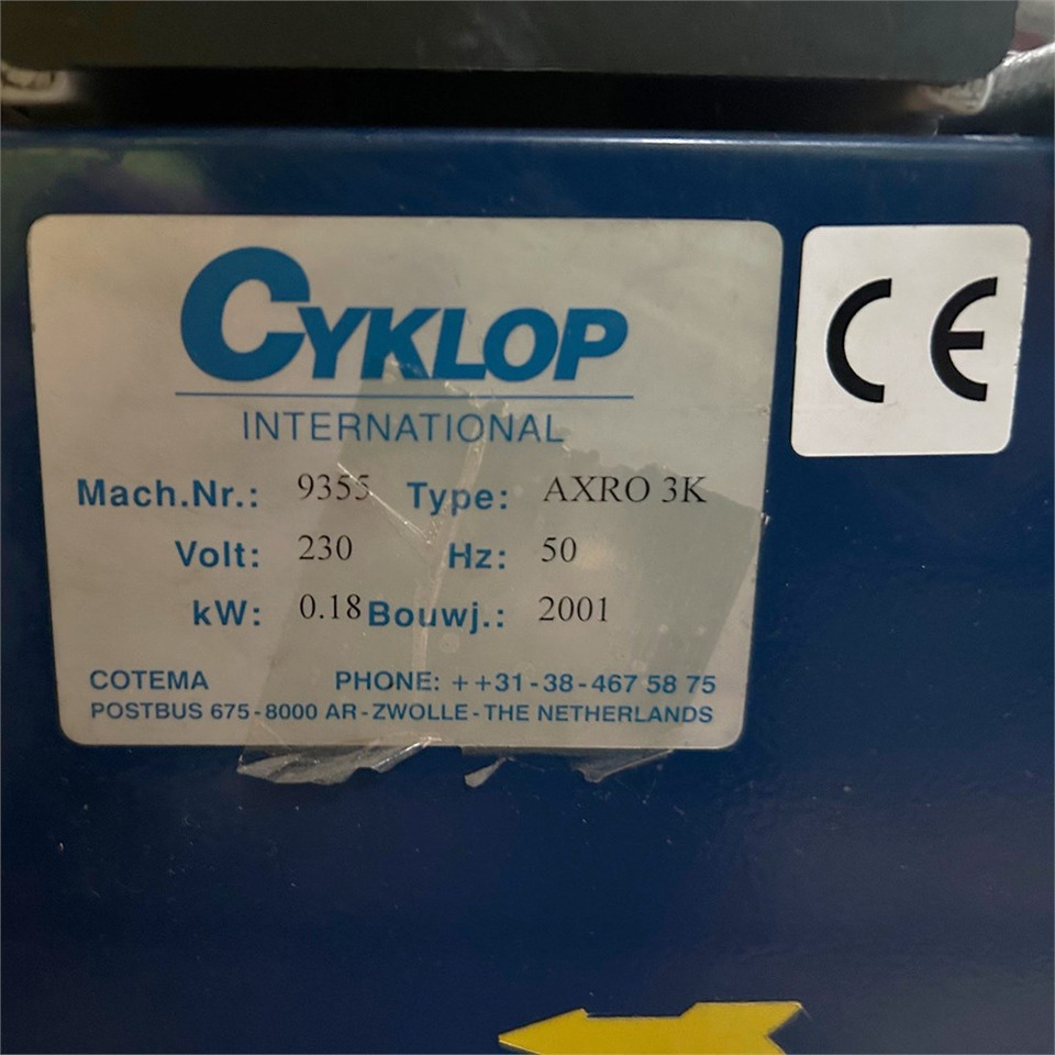 ABC Cyklop Axro 3k - Εργαλειομηχανή: φωτογραφία 4 ABC Cyklop Axro 3k - Εργαλειομηχανή: φωτογραφία 4