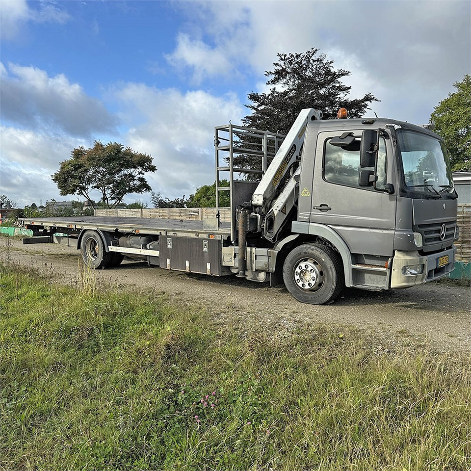 Mercedes Atego 1524 LL - Φορτηγό με ανοιχτή καρότσα, Φορτηγό με γερανό: φωτογραφία 1 Mercedes Atego 1524 LL - Φορτηγό με ανοιχτή καρότσα, Φορτηγό με γερανό: φωτογραφία 1