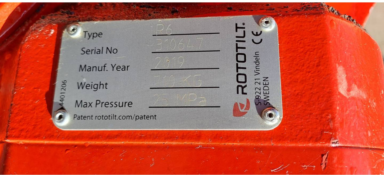 ROTOTILT R6/ROTOTILT/CW40S - Σύστημα tiltrotator: φωτογραφία 2 ROTOTILT R6/ROTOTILT/CW40S - Σύστημα tiltrotator: φωτογραφία 2