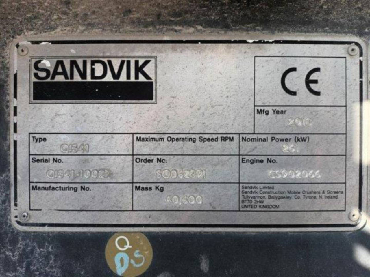 SANDVIK MINING & CONSTRUCTION QI341HS - Μηχάνημα Θραύσης: φωτογραφία 4 SANDVIK MINING & CONSTRUCTION QI341HS - Μηχάνημα Θραύσης: φωτογραφία 4