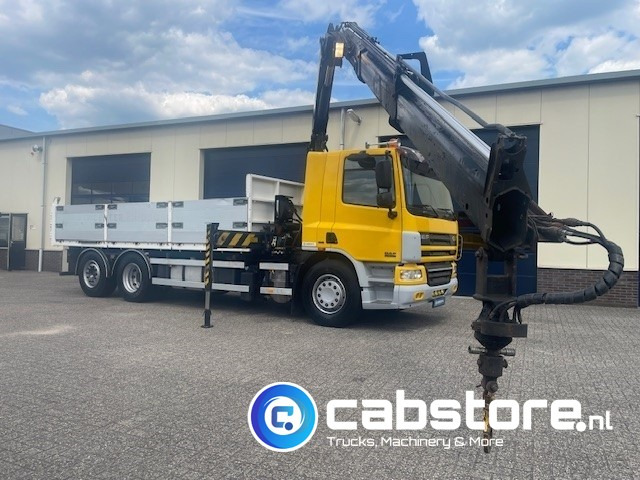 DAF CF 75.310 FAN 6x2 Euro 5 - MANUAL - Bouwjaar 2008 - Kipper - Palfinger PK 15002 Performance - Km 550.899 - Good condition! - Φορτηγό με γερανό: φωτογραφία 3 DAF CF 75.310 FAN 6x2 Euro 5 - MANUAL - Bouwjaar 2008 - Kipper - Palfinger PK 15002 Performance - Km 550.899 - Good condition! - Φορτηγό με γερανό: φωτογραφία 3