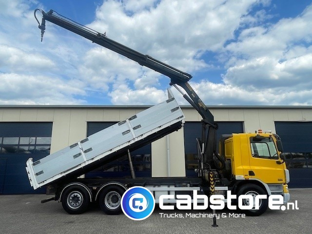 DAF CF 75.310 FAN 6x2 Euro 5 - MANUAL - Bouwjaar 2008 - Kipper - Palfinger PK 15002 Performance - Km 550.899 - Good condition! - Φορτηγό με γερανό: φωτογραφία 2 DAF CF 75.310 FAN 6x2 Euro 5 - MANUAL - Bouwjaar 2008 - Kipper - Palfinger PK 15002 Performance - Km 550.899 - Good condition! - Φορτηγό με γερανό: φωτογραφία 2