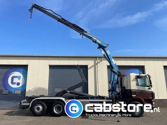 DAF CF 85.340 6X2 Euro 3 - Haakarm containersystem - Hooklift - Abrollkipper - Year 2004 - HMF 1680-K2 Crane - Grua - Ladekran - Autolaadkraan - Φορτηγό φόρτωσης γάντζου, Φορτηγό με γερανό: φωτογραφία 5 DAF CF 85.340 6X2 Euro 3 - Haakarm containersystem - Hooklift - Abrollkipper - Year 2004 - HMF 1680-K2 Crane - Grua - Ladekran - Autolaadkraan - Φορτηγό φόρτωσης γάντζου, Φορτηγό με γερανό: φωτογραφία 5