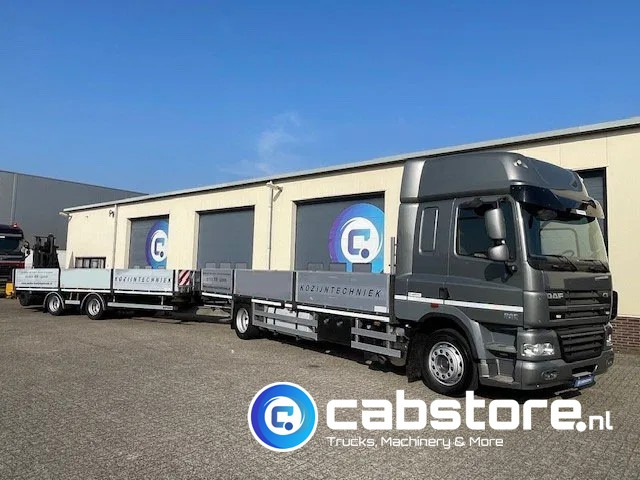 DAF CF 85 .360 4x2 Euro 5 - Open laadbak + WebTrailer open laadbak - Year 2012 - Good condition - Φορτηγό με ανοιχτή καρότσα: φωτογραφία 1 DAF CF 85 .360 4x2 Euro 5 - Open laadbak + WebTrailer open laadbak - Year 2012 - Good condition - Φορτηγό με ανοιχτή καρότσα: φωτογραφία 1