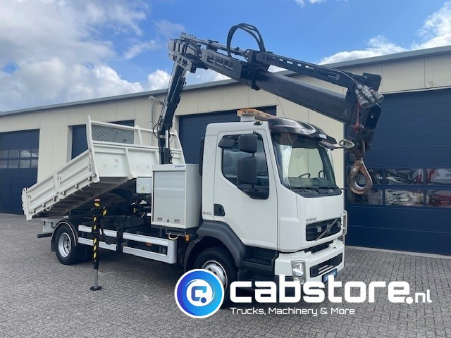 Volvo FL 240 4x2 Euro 5 - Kipper - MKG HLK 45 a2 Autolaadkraan - Bouwjaar 2012 - APK 18-10-2025 - ORIGINAL Km 35.640 !!!! - Good condition !! - Φορτηγό ανατρεπόμενο, Φορτηγό με γερανό: φωτογραφία 3 Volvo FL 240 4x2 Euro 5 - Kipper - MKG HLK 45 a2 Autolaadkraan - Bouwjaar 2012 - APK 18-10-2025 - ORIGINAL Km 35.640 !!!! - Good condition !! - Φορτηγό ανατρεπόμενο, Φορτηγό με γερανό: φωτογραφία 3