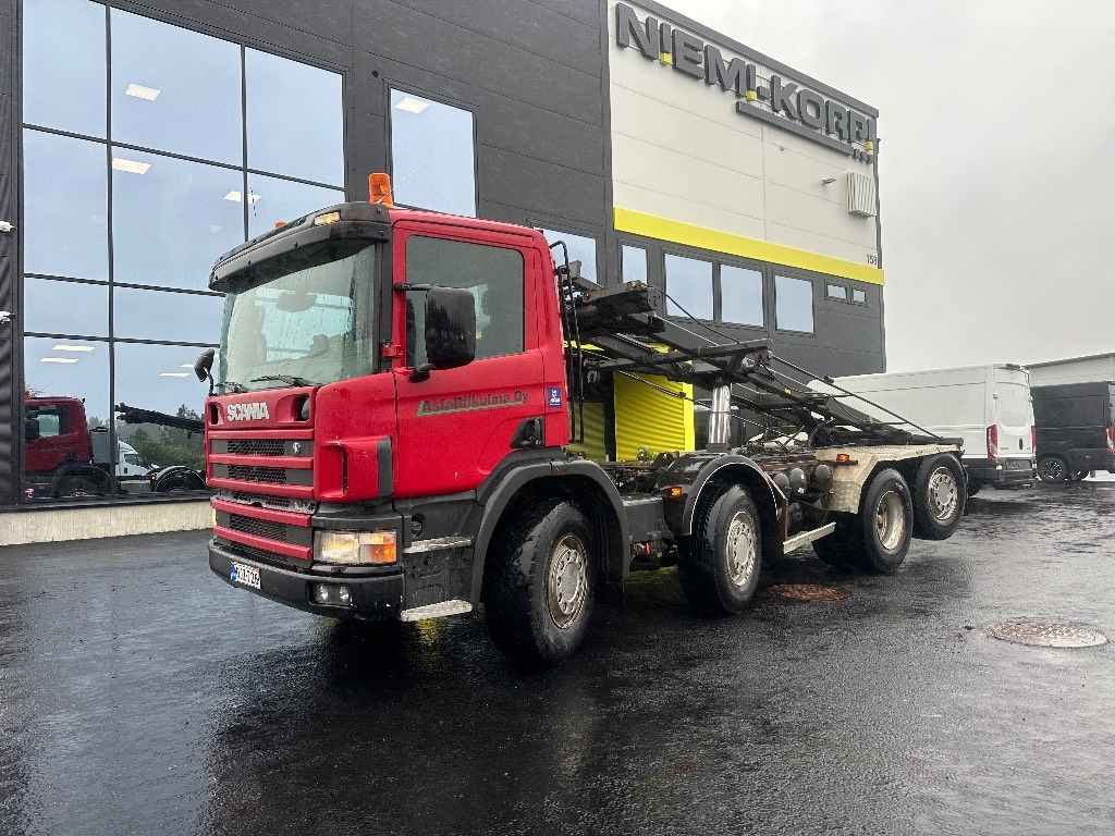 Scania P114 8x2*6 - Φορτηγό καδοφόρος φορτωτής: φωτογραφία 1 Scania P114 8x2*6 - Φορτηγό καδοφόρος φορτωτής: φωτογραφία 1