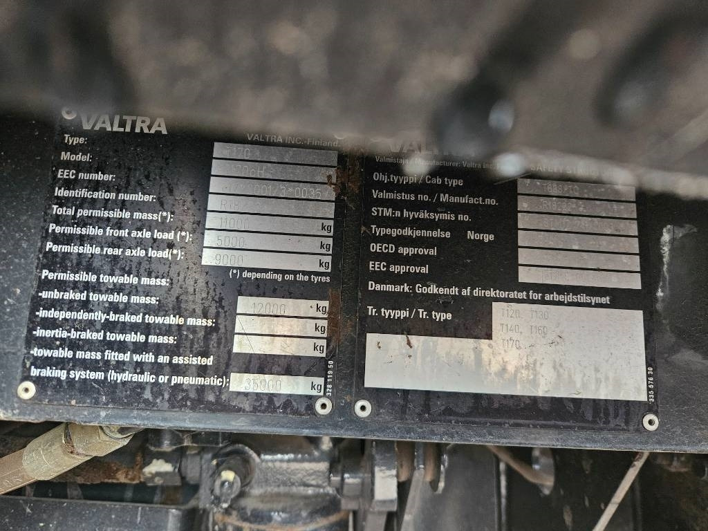 Τρακτέρ Valtra T 170: φωτογραφία 15 Τρακτέρ Valtra T 170: φωτογραφία 15