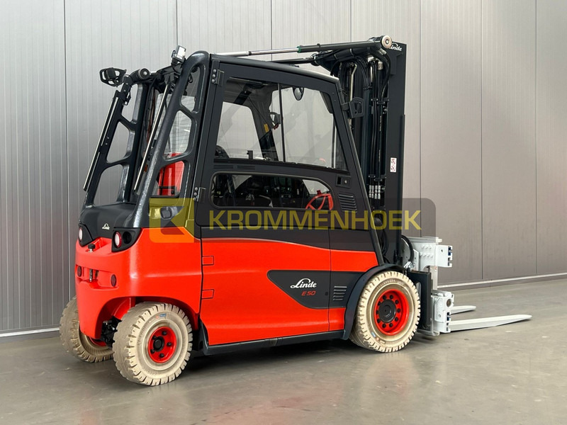 Linde E 50 HL Demo met Nieuwe Cascade 70G Roterende vorkenklem - Ηλεκτροκίνητο περονοφόρο: φωτογραφία 4 Linde E 50 HL Demo met Nieuwe Cascade 70G Roterende vorkenklem - Ηλεκτροκίνητο περονοφόρο: φωτογραφία 4