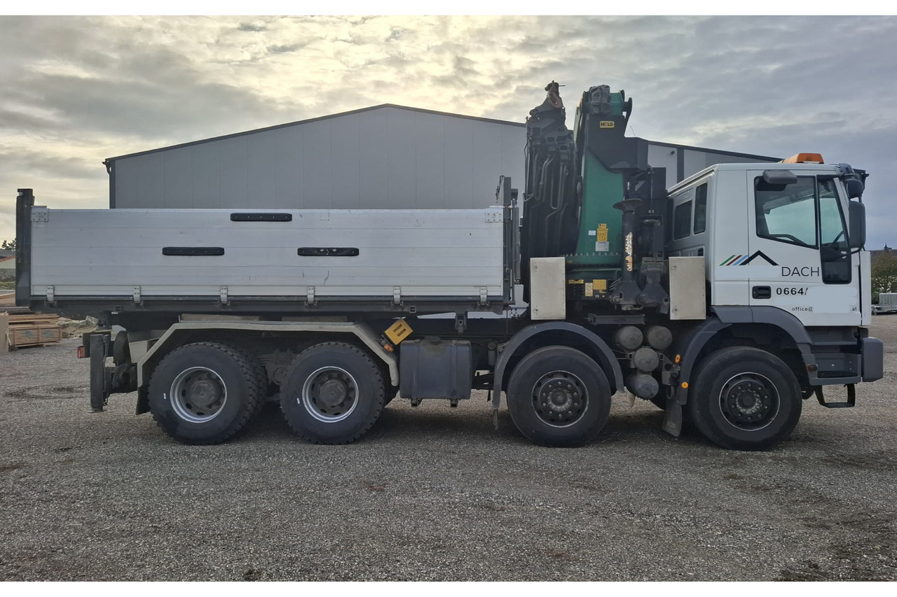 IVECO 480 EUROTRAKKER 8x4/TÜV/Palfinger PK 44002 G/MEILLER - Φορτηγό ανατρεπόμενο, Φορτηγό με γερανό: φωτογραφία 2 IVECO 480 EUROTRAKKER 8x4/TÜV/Palfinger PK 44002 G/MEILLER - Φορτηγό ανατρεπόμενο, Φορτηγό με γερανό: φωτογραφία 2