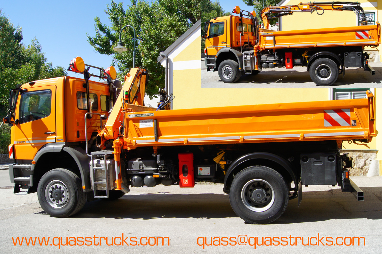 MERCEDES-BENZ AXOR 1829 4x4/EURO 5/ATLAS 65.2/MEILLER/Winterdienst - Φορτηγό ανατρεπόμενο, Φορτηγό με γερανό: φωτογραφία 3 MERCEDES-BENZ AXOR 1829 4x4/EURO 5/ATLAS 65.2/MEILLER/Winterdienst - Φορτηγό ανατρεπόμενο, Φορτηγό με γερανό: φωτογραφία 3