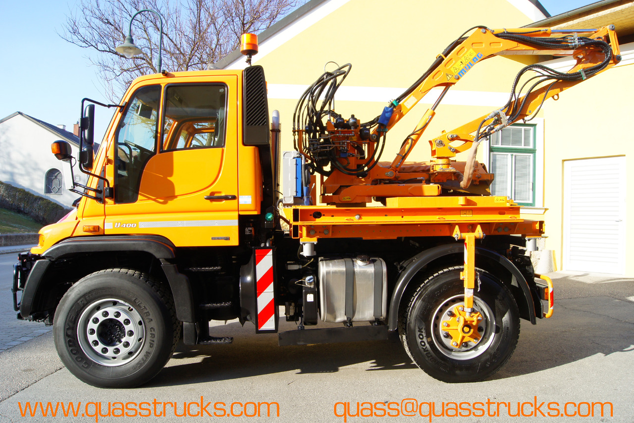 MERCEDES-BENZ Unimog U 400/Hydrostat/Mähtür +MULAG MHU 800 - Κοινοτικο όχημα/ Ειδικό όχημα: φωτογραφία 3 MERCEDES-BENZ Unimog U 400/Hydrostat/Mähtür +MULAG MHU 800 - Κοινοτικο όχημα/ Ειδικό όχημα: φωτογραφία 3