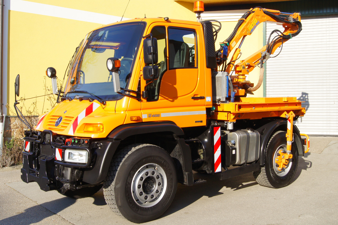 MERCEDES-BENZ Unimog U 400/Hydrostat/Mähtür +MULAG MHU 800 - Κοινοτικο όχημα/ Ειδικό όχημα: φωτογραφία 2 MERCEDES-BENZ Unimog U 400/Hydrostat/Mähtür +MULAG MHU 800 - Κοινοτικο όχημα/ Ειδικό όχημα: φωτογραφία 2