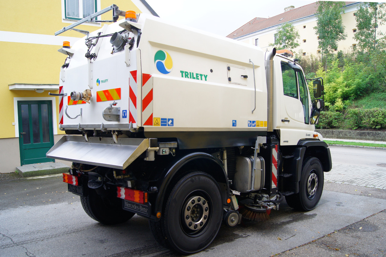 MERCEDES-BENZ Unimog U400 + TRILETY Kehrmaschine/TÜV/EUR4/Leistungshydraulik - Σάρωθρο δρόμων: φωτογραφία 5 MERCEDES-BENZ Unimog U400 + TRILETY Kehrmaschine/TÜV/EUR4/Leistungshydraulik - Σάρωθρο δρόμων: φωτογραφία 5