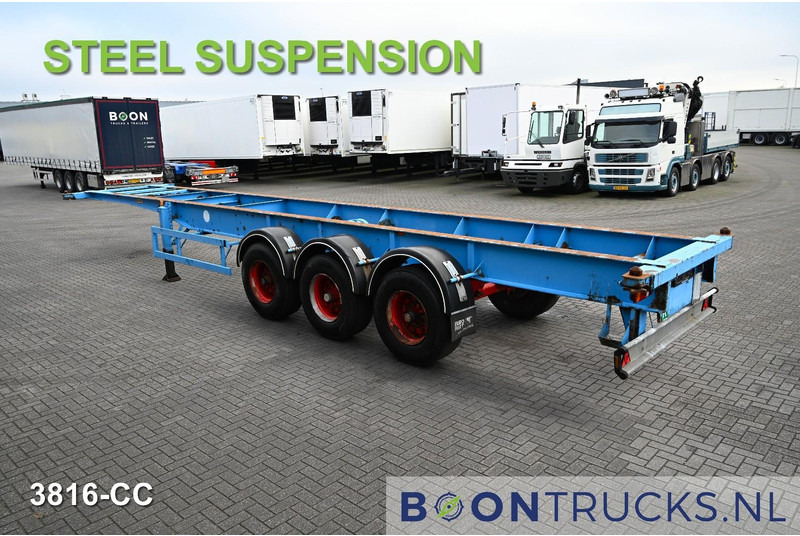 Blumhardt Cont.-Sal 40.24 E FIXED CHASSIS | 40ft * STEEL SUSPENSION * BPW / DRUM - Επικαθήμενο μεταφοράς εμπορευματοκιβωτίων/ Κινητό αμάξωμα: φωτογραφία 2 Blumhardt Cont.-Sal 40.24 E FIXED CHASSIS | 40ft * STEEL SUSPENSION * BPW / DRUM - Επικαθήμενο μεταφοράς εμπορευματοκιβωτίων/ Κινητό αμάξωμα: φωτογραφία 2